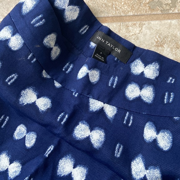 Ann Taylor Tie Dye Midi Skirt size 0 - Picture 4 of 5